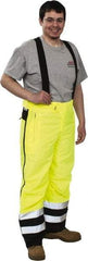 OccuNomix - Size M, Black & Yellow, Rain Pants - 3 Pockets - Industrial Tool & Supply