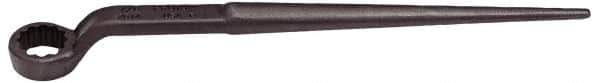 Proto - 1-11/16", 12 Point, Black Finish, Single End, Spud Handle Box Wrench - 22" OAL, 2-15/32" Head Diam, 1-1/8" Head Thickness, GGG-W-636E Federal Spec, Steel - Industrial Tool & Supply