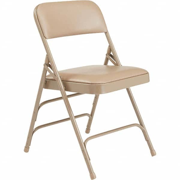 National Public Seating - Folding Chairs Pad Type: Folding Chair w/Vinyl Padded Seat Material: Vinyl; Steel - Industrial Tool & Supply