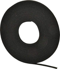 VELCRO Brand - 3/8" Wide x 25 Yd Long Self Fastening Tie/Strap Hook & Loop Roll - Continuous Roll, Black - Industrial Tool & Supply