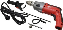 Milwaukee Tool - 120 Volt 1/2" Keyed Chuck Electric Hammer Drill - 0 to 16,000 & 0 to 40,000 BPM, 0 to 1,000 & 0 to 2,500 RPM - Industrial Tool & Supply