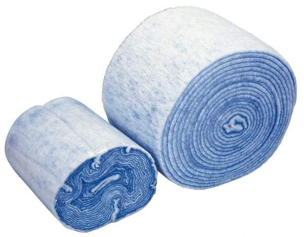 Made in USA - 15' Long x 16" Wide x 1" Thick Polyester Media Air Filter Media Roll - MERV 5, 85% Arrestance Efficiency, 500 FPM Max Air Flow, 0.14" wpg Init Resist, 1" wpg Final Resist, 30% Particle Capture Efficiency, Use with BLC - Industrial Tool & Supply