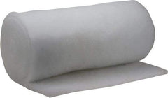 Made in USA - 15' Long x 30" Wide x 1" Thick Polyester Media Air Filter Media Roll - MERV 5, 85% Arrestance Efficiency, 500 FPM Max Air Flow, 0.14" wpg Init Resist, 1" wpg Final Resist, 30% Particle Capture Efficiency, Use with MSA - Industrial Tool & Supply