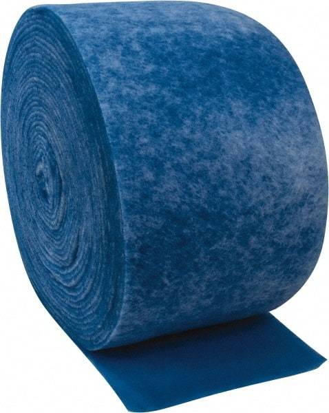 Made in USA - 135' Long x 20" Wide x 1/2" Thick Polyester Media Air Filter Media Roll - MERV 4, 80% Arrestance Efficiency, 500 FPM Max Air Flow, 0.1" wpg Init Resist, 1" wpg Final Resist, 30% Particle Capture Efficiency, Use with Any Unit - Industrial Tool & Supply