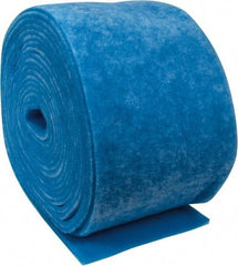 Made in USA - 90' Long x 20" Wide x 1" Thick Polyester Media Air Filter Media Roll - MERV 7, 86% Arrestance Efficiency, 500 FPM Max Air Flow, 0.14" wpg Init Resist, 1" wpg Final Resist, Use with Any Unit - Industrial Tool & Supply