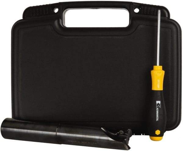 Kennametal - 1-1/4" Cut Diam, 18mm Max Depth of Cut, 1-1/4" Shank Diam, 8" OAL, Indexable Square Shoulder End Mill - EC18.., EP18.. Inserts, Cylindrical Shank, 0° Lead Angle - Industrial Tool & Supply