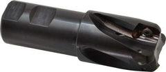 Kennametal - 1-1/2" Cut Diam, 0.64" Max Depth of Cut, 1-1/4" Shank Diam, 4.468" OAL, Indexable Square Shoulder End Mill - EC18.., EP18.. Inserts, Weldon Shank, 0° Lead Angle - Industrial Tool & Supply