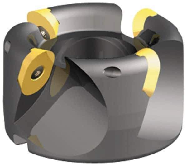 Kennametal - 3 Inserts, 1.392" Cut Diam, 3/4" Arbor Diam, 0.49" Max Depth of Cut, Indexable Square-Shoulder Face Mill - 0/90° Lead Angle, 1-3/4" High, LFEW 353... Insert Compatibility, Series RPF - Industrial Tool & Supply