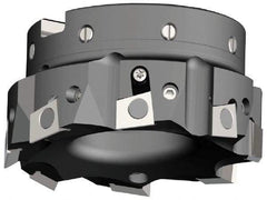 Kennametal - 2 Inserts, 1-1/2" Cut Diam, 1/2" Arbor Diam, 0.394" Max Depth of Cut, Indexable Square-Shoulder Face Mill - 0/90° Lead Angle, 1.57" High, BGHX 15L5... Insert Compatibility, Through Coolant, Series Fix-Perfect - Industrial Tool & Supply