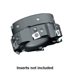 Kennametal - 10 Inserts, 160mm Cut Diam, 40mm Arbor Diam, 9.5mm Max Depth of Cut, Indexable Square-Shoulder Face Mill - 0/90° Lead Angle, 63mm High, BGHX 15L5... Insert Compatibility, Series Fix-Perfect - Industrial Tool & Supply