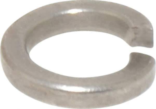 Value Collection - M5, 5.1mm ID, 1.6mm Thick High Collar Split Lock Washer - 18-8 Austenitic Grade A2 Stainless Steel, Uncoated, 5.1mm Min ID, 5.4mm Max ID, 8.8mm Max OD - Industrial Tool & Supply