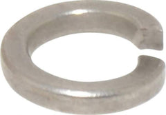 Value Collection - M5, 5.1mm ID, 1.6mm Thick High Collar Split Lock Washer - 18-8 Austenitic Grade A2 Stainless Steel, Uncoated, 5.1mm Min ID, 5.4mm Max ID, 8.8mm Max OD - Industrial Tool & Supply