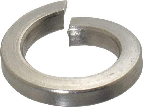 Value Collection - M8, 8.1mm ID, 2mm Thick High Collar Split Lock Washer - 18-8 Austenitic Grade A2 Stainless Steel, Uncoated, 8.1mm Min ID, 8.5mm Max ID, 12.7mm Max OD - Industrial Tool & Supply
