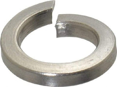 Value Collection - M8, 8.1mm ID, 2mm Thick High Collar Split Lock Washer - 18-8 Austenitic Grade A2 Stainless Steel, Uncoated, 8.1mm Min ID, 8.5mm Max ID, 12.7mm Max OD - Industrial Tool & Supply