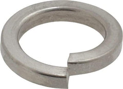 Value Collection - M14, 14.2mm ID, 3mm Thick High Collar Split Lock Washer - 18-8 Austenitic Grade A2 Stainless Steel, Uncoated, 14.2mm Min ID, 14.7mm Max ID, 21.1mm Max OD - Industrial Tool & Supply