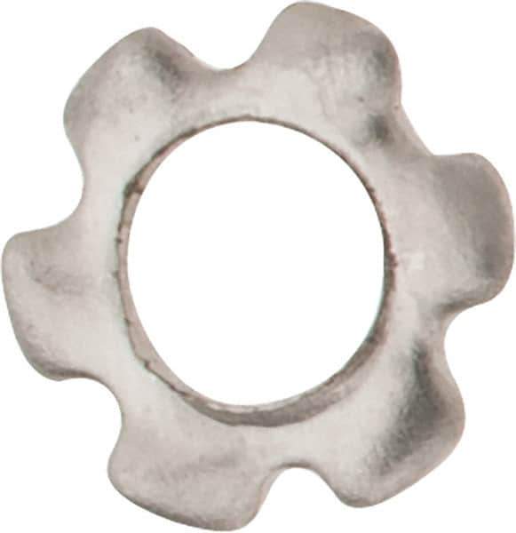 Value Collection - M2 Screw, 2.2mm ID, Stainless Steel External Tooth Lock Washer - 4.5mm OD, Uncoated, Grade 18-8 & Austenitic A2 - Industrial Tool & Supply