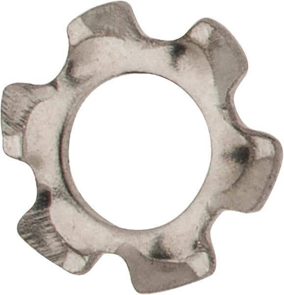 Value Collection - M2.5 Screw, 2.7mm ID, Stainless Steel External Tooth Lock Washer - 5.5mm OD, Uncoated, Grade 18-8 & Austenitic A2 - Industrial Tool & Supply