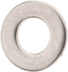 Value Collection - M4 Screw, Grade 316 Stainless Steel Standard Flat Washer - 4.3mm ID x 9mm OD, Plain Finish - Industrial Tool & Supply