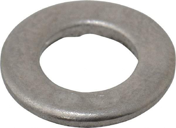 Value Collection - M5 Screw, Grade 316 Stainless Steel Standard Flat Washer - 5.3mm ID x 10mm OD, Plain Finish - Industrial Tool & Supply