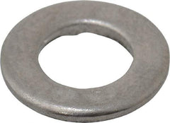 Value Collection - M5 Screw, Grade 316 Stainless Steel Standard Flat Washer - 5.3mm ID x 10mm OD, Plain Finish - Industrial Tool & Supply