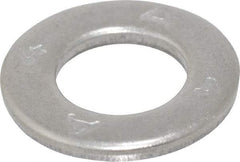 Value Collection - M8 Screw, Grade 316 Stainless Steel Standard Flat Washer - 8.4mm ID x 16mm OD, Plain Finish - Industrial Tool & Supply