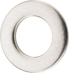 Value Collection - M12 Screw, Grade 316 Stainless Steel Standard Flat Washer - 13mm ID x 24mm OD, Plain Finish - Industrial Tool & Supply