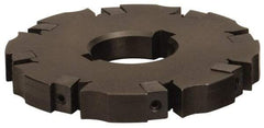 APT - Arbor Hole Connection, 0.982" Cutting Width, 2-1/16" Depth of Cut, 6" Cutter Diam, 1-1/4" Hole Diam, 12 Tooth Indexable Slotting Cutter - SM61 Toolholder, CTA 8 Insert, Neutral Cutting Direction - Industrial Tool & Supply