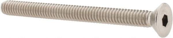 Value Collection - 1/4-20 UNC Hex Socket Drive, 82° Flat Screw - Grade 316 Stainless Steel, 3" OAL - Industrial Tool & Supply