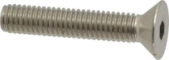 Value Collection - 3/8-16 UNC Hex Socket Drive, 82° Flat Screw - Grade 316 Stainless Steel, Fully Threaded, 2" OAL - Industrial Tool & Supply