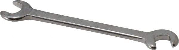 Blackhawk by Proto - 5/16" x 9/32" Standard Ignition Open End Wrench - 3-1/2" OAL, Double End, Satin Finish, 15° & 60° Head Angle - Industrial Tool & Supply