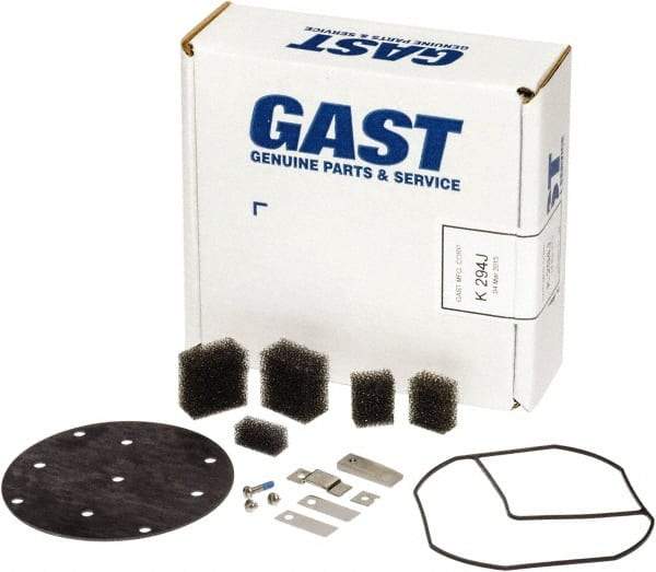 Gast - 15 Piece Air Compressor Repair Kit - For Use with Gast DOA Lab Models - Industrial Tool & Supply
