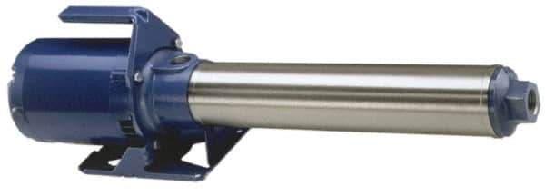 Goulds Pumps - 1 hp, 3 Phase, 230/460 Volt, High Pressure Pump, Multi Stage Booster Pump - Water Supply Booster, ODP Motor, 10 Stage - Industrial Tool & Supply