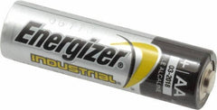 Ability One - Size AA, Alkaline, Standard Battery - 1.5 Volts, Button Tab Terminal - Industrial Tool & Supply
