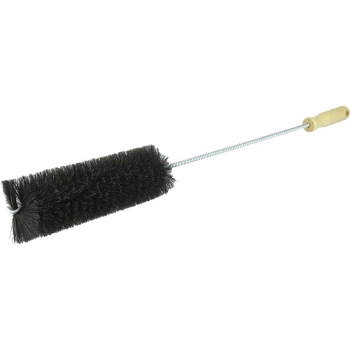 Radiator Brush, Twisted-in-wire Wood Handle, Black Horsehair Fill - Industrial Tool & Supply