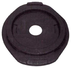 PRO-SAFE - Rubber Standard Channelizer Base - 25 Lb, Black - Industrial Tool & Supply