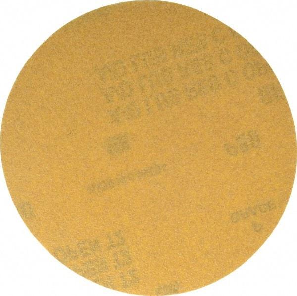 Made in USA - 5" Diam, 80 Grit, Aluminum Oxide Hook & Loop Disc - Medium Grade, Coated, C Weight Paper Backing, - Industrial Tool & Supply