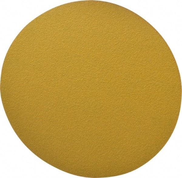 Made in USA - 5" Diam, 100 Grit, Aluminum Oxide Hook & Loop Disc - Fine Grade, Coated, C Weight Paper Backing, - Industrial Tool & Supply