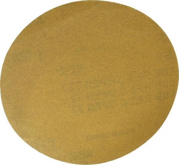 Made in USA - 5" Diam, 120 Grit, Aluminum Oxide Hook & Loop Disc - Fine Grade, Coated, C Weight Paper Backing, - Industrial Tool & Supply