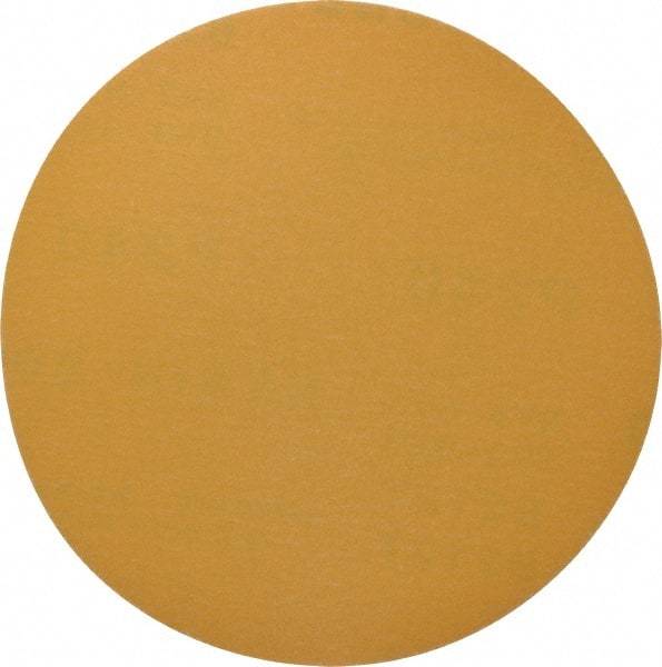 Made in USA - 5" Diam, 240 Grit, Aluminum Oxide Hook & Loop Disc - Very Fine Grade, Coated, C Weight Paper Backing, - Industrial Tool & Supply