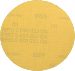 Made in USA - 5" Diam, 320 Grit, Aluminum Oxide Hook & Loop Disc - Extra Fine Grade, Coated, C Weight Paper Backing, - Industrial Tool & Supply