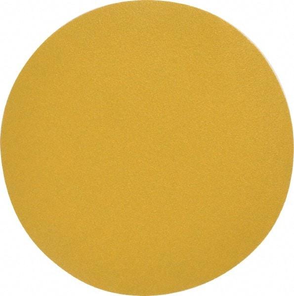 Made in USA - 6" Diam, 100 Grit, Aluminum Oxide Hook & Loop Disc - Fine Grade, Coated, C Weight Paper Backing, - Industrial Tool & Supply