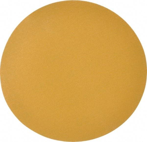 Made in USA - 6" Diam, 150 Grit, Aluminum Oxide Hook & Loop Disc - Very Fine Grade, Coated, C Weight Paper Backing, - Industrial Tool & Supply