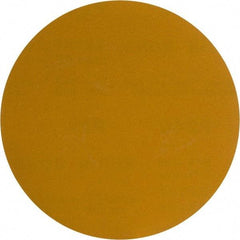 Made in USA - 6" Diam, 240 Grit, Aluminum Oxide Hook & Loop Disc - Very Fine Grade, Coated, C Weight Paper Backing, - Industrial Tool & Supply