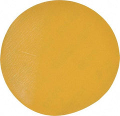 Made in USA - 6" Diam, 320 Grit, Aluminum Oxide Hook & Loop Disc - Extra Fine Grade, Coated, C Weight Paper Backing, - Industrial Tool & Supply