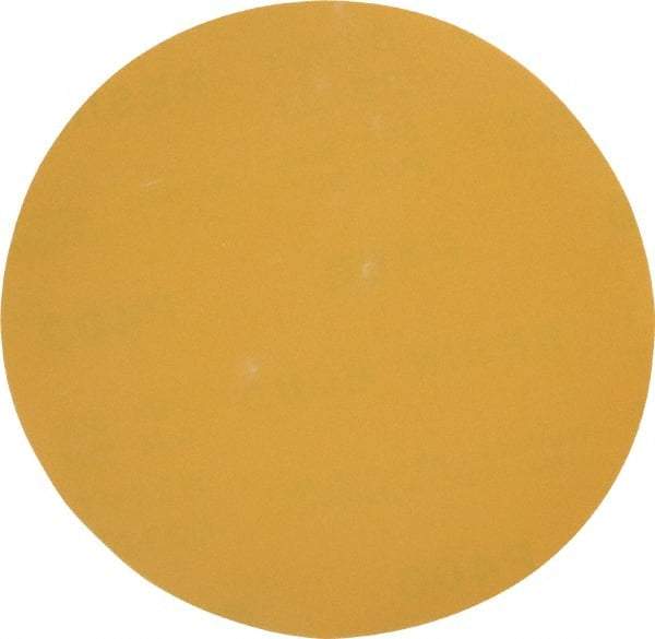 Made in USA - 6" Diam, 400 Grit, Aluminum Oxide Hook & Loop Disc - Super Fine Grade, Coated, C Weight Paper Backing, - Industrial Tool & Supply