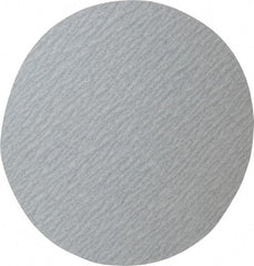 Made in USA - 5" Diam, 220 Grit, Silicon Carbide Hook & Loop Disc - Very Fine Grade, Coated, B Weight Paper Backing, - Industrial Tool & Supply
