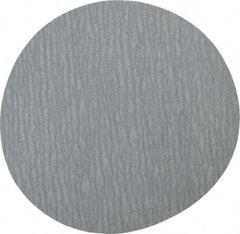 Made in USA - 5" Diam, 320 Grit, Silicon Carbide Hook & Loop Disc - Extra Fine Grade, Coated, B Weight Paper Backing, - Industrial Tool & Supply