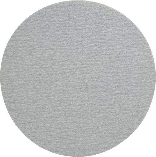 Made in USA - 6" Diam, 220 Grit, Silicon Carbide Hook & Loop Disc - Very Fine Grade, Coated, B Weight Paper Backing, - Industrial Tool & Supply