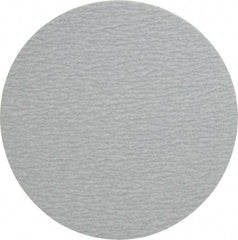 Made in USA - 6" Diam, 220 Grit, Silicon Carbide Hook & Loop Disc - Very Fine Grade, Coated, B Weight Paper Backing, - Industrial Tool & Supply