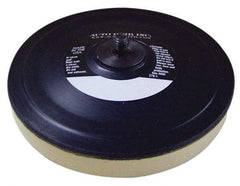 AutoQuip - 6" Diam Hook & Loop Disc Backing Pad - Medium Density, 10,000 RPM - Industrial Tool & Supply